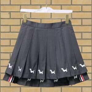 Classic Thom Browne Gray Skirts